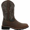 Rocky MonoCrepe 12in Steel Toe Western Boot, CHOCOLATE, M, Size 7 RKW0434